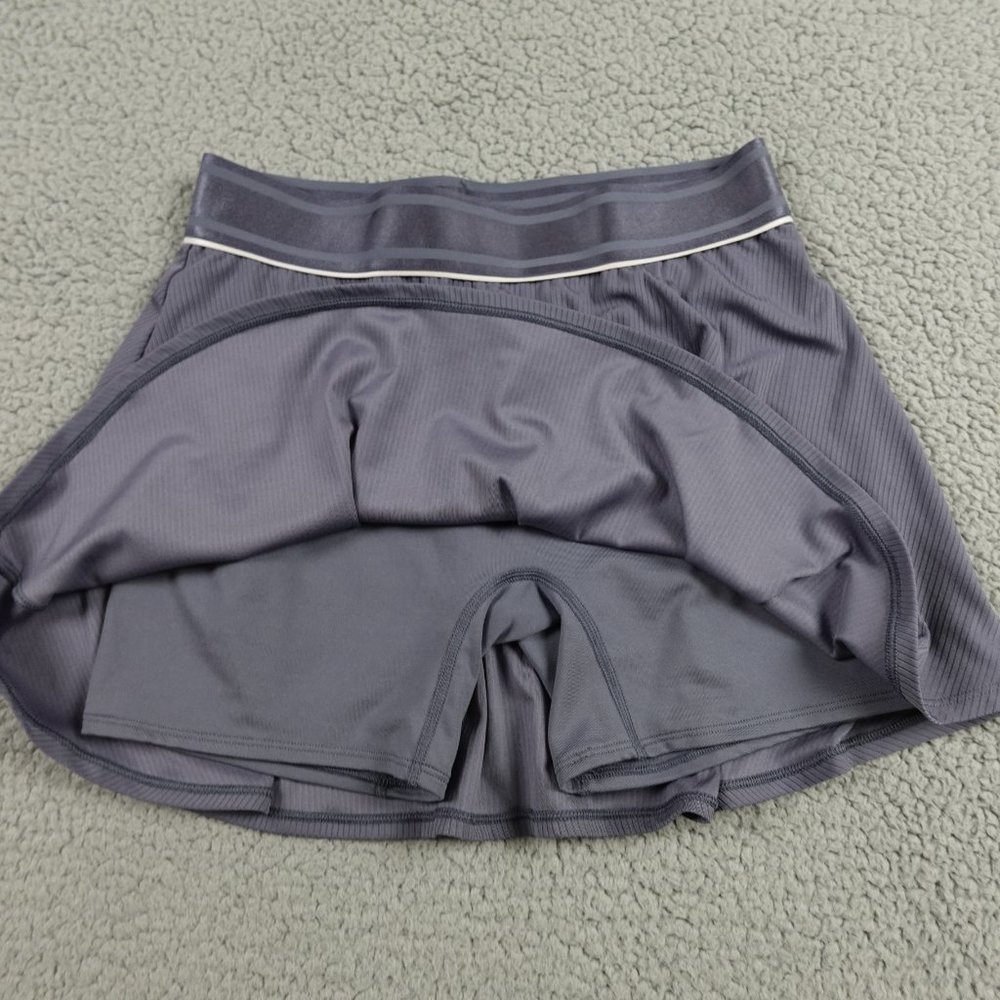 NIKE Dri Fit Mini Slip Tennis Skirt Womens Small Lavender Golf Skort Pleated Run - Picture 4 of 12